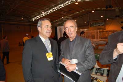 Albertino de Abreu diretor do CIESP e Reinaldo Campos Soares presidente da Usiminas e do Conselho da Rio Negro